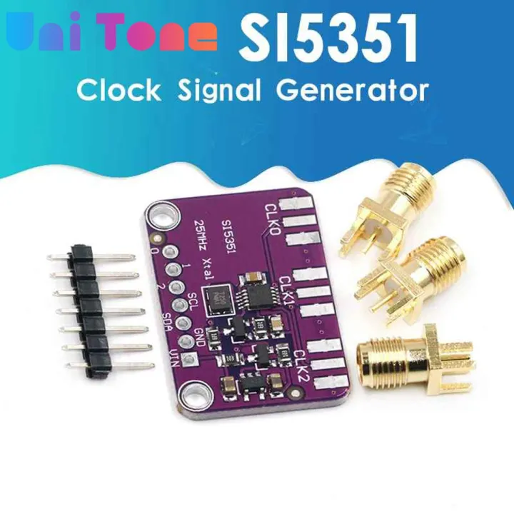 Si5351 Clock Takt Frequenz Generator 25MHz 8KHz-160MHz I2C ESP8266 ESP32 Arduino STM32