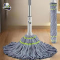 Twist Mop with Telescopic Adjustable Handle – Microfiber Self‑Wringing Mop for Hardwood, Tile & Floor Cleaning.