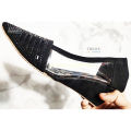 Black Smart stone Ladies Heel Shoe - Shoe For Women.