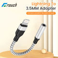 Crouch Lightning To 3.5MM Adapter For iphone 12 11 XS XR ipad Headphones Audio Cable Lightning Male To 3.5 Female Adapter Cable.