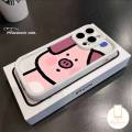 MissConnie Cartoon Cute Pig Phone Case for Infinix Hot 30i 30 Play Note 30 VIP 12 G96 Smart 7 Tecno Spark 10 Go 2023 10C Lovely Angel Eyes Soft Cover. 