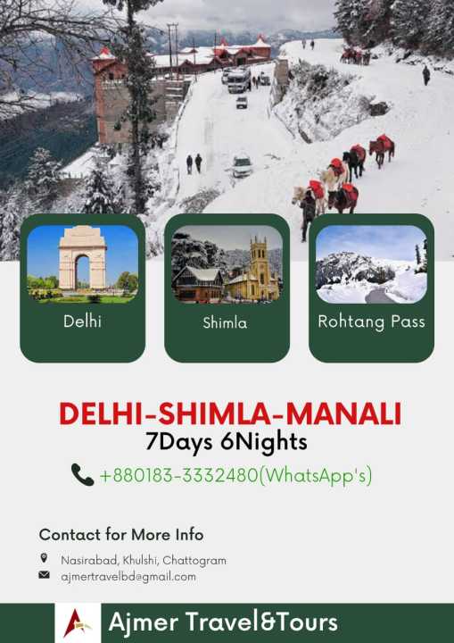 Delhi Shimla Manali  7Days 6Nights