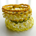 Original design: dopamine pink, six-piece handmade beaded bracelet set, star flower, skull, new bracelet.