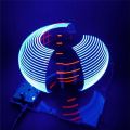 Dual Spherical Rotating LED Kit Color Clock Display Remote Control Microcontroller DIY Electronic with Downloader Easy to Use.