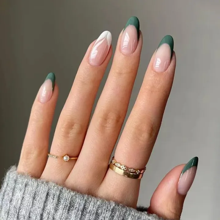 24pcs%20Pink%20Gradient%20Nails%20Almond%20Glitter%20Diamond%20Design%20False%20Nails%20Art%20Full%20Coverage%20Waterproof%20Artificial%20Press%20on%20Nail%20-%20Image%207