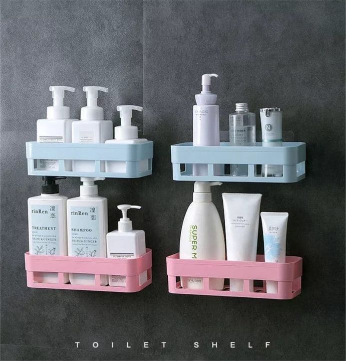 Bathroom%20Shelves%20Wall%20Mounted%20Plastic%201%20pic%20-%20Toothbrush%20Holder%20-%20Image%202