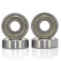 16PCS Groove Ball Bearing Double Metal Shielded 608ZZ 8 X 22 X 7 mm Fit for Skateboard Bearings, Inline Skates Etc. 