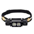 Halloween H25S Waterproof headlamp 18650 headlight 5 Modes dual Luminus SST40 LED 1200lm USB Rechargeable Torches Work Hiking Light lampDolls Accessories. 