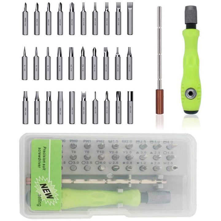 32%20In%201%20Multipurpose%20Screwdriver%20kit%20Electronic%20Repair%20Tool%20-%20Green%20&%20Silver%20-%20Image%207