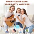 Mini Karaoke Machine Portable Bluetooth Speaker 1-2 Wireless Microphone Portable Karaoke Speaker Set Music Player for Party Home. 