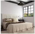 3D White Brick Wallpaper for Wall PE Foam Wall Stickers Self Adhesive DIY Wall Decor (70 x 77cm,.