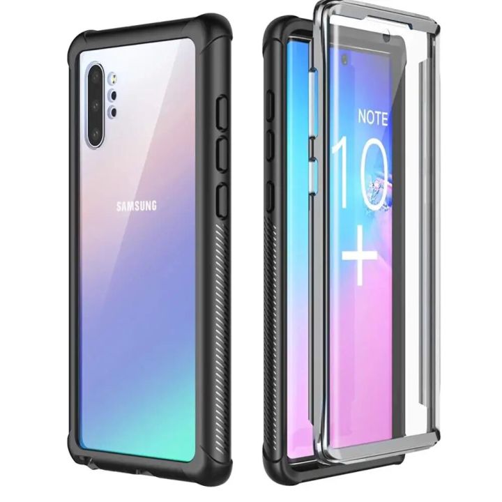 360 Degree Case For Samsung Galaxy Note 10 Plus S20 Plus Ultra Note 10 Pro Coque Screen Protector Shockproof Rugged Cover
