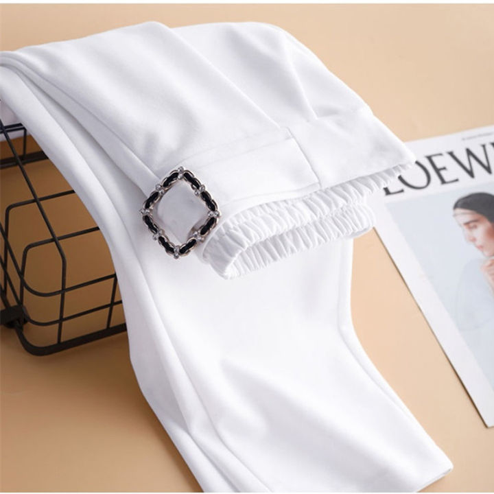 White%20Pants%20Women%20Elastic%20High-waisted%20Haren%20Pants%20Fashion%20Wild%20Professional%20Suit%20Pants%20Office%20Ladies%20Trousers%20Black%20Khaki%20Pants%20-%20Image%206