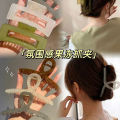 Acrylic hairpins on the back of women's head simple large pan hairgrab clips headgear korean hair accessories shark clip hairpins wholesale. 