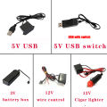 DC 12V Neon EL Wire Power Driver usb Controller for 1-10M LED EL Wire Light Inverter Supply Adapter Flexible Neon Wire Driver.