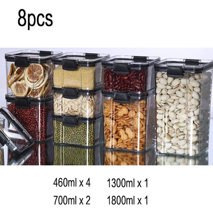 Food%20Storage%20Kitchen%20Containers%20Plastic%20Box%20Jars%20for%20Bulk%20Cereals%20Kitchen%20Organizers%20for%20Pantry%20Organizer%20Jars%20With%20Lid%20Home%20Set%20-%20Image%202