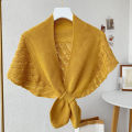 Women's Fashionable Knitted Shawl Can Be Used In All Seasons Versatile High-end Shawl Sun Protection And Warm Scarf. 