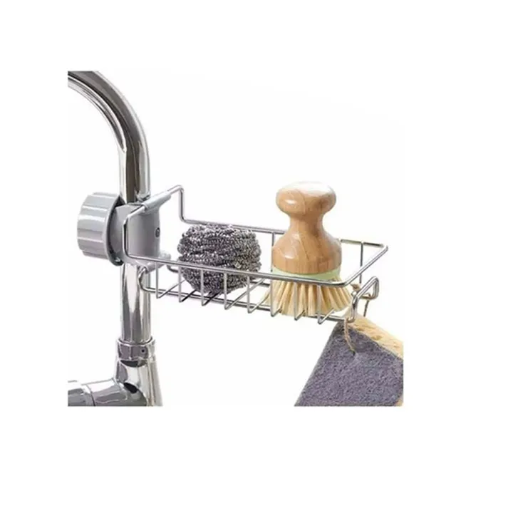 Faucet%20Sink%20Rack%20Rag%20Drain%20Storage%20Rack%20Household%20Kitchen%20Toilet%20Bathroom%20Organizer%20Punch%20Free%20Sink%20Storage%20Rack%20Stainless%20Steel%20Drain%20Rack%20Sponge%20Soap%20Cloth%20Storage%20Holder%20Shelf%20-%20Image%205