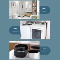 2pcs Toilet Swivel Damper CW CCW Hydraulic Soft-Close Damper Bearing Easing Shaft Damper Hinge Flap Easing Toilet Lid Hinge.