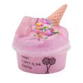 【happy one】60ml Cotton Candy Cloud Ice Creamcone Slime Scented-Clay Fluffy Floam Slime Scented Stress Relief Dropship. 