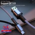 USB C Cable Type C Charging Cable for iPhone 15 Pro Max Huawei Samsung S21 S22 3A Quick Charge 3.0 USB Type C Fast Charger 3m.