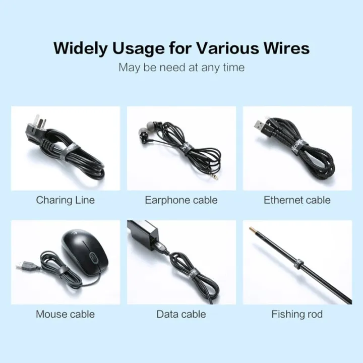 Floveme%201%20Meter%20Velcro%20Strap%20Cable%20Organizer%20Wire%20Winder%20Tool%20For%20Managing%20Earphone%20Headphone%20Mouse%20Keyboard%20Charging%20Cable%20Desktop%20PC%20Cable%20Management%20-%20Black%20-%20Image%2010