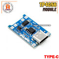 TP4056 Type-c USB 5V 1A 18650 Lithium Battery Charger Module - Equipped with Dual Protection Functions for Safe Charging. 
