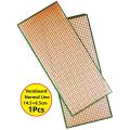 Veroboard Normal Line 14.5×6.5cm Stripboard PCB Printed Circuit Board For Prototyping Designing Weld Soldering Arduino DIY.
