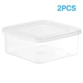 1/2Pcs Multi Functional Transparent Sealed Fresh-keeping Box Set Plastic Moisture-proof Food Storage Box. 