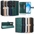Vantime for OPPO A60 4G PU Leather Wallet Case Polka Dots Card Slot Flip Cover. 