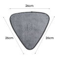 10Pcs/Set 360 Degree Triangular Mop Rotary Telescopic Floor Glass Ceiling Wall Cleaning Cloth Multipurpose Household Cleaning Accessories. 