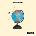 20cm Blue Ocean World Globe Map With Swivel Stand Geography Educational Toy Gift. 