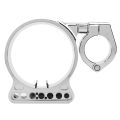 CNC Modified Speedometer Gauge Relocation Bracket Holder Motorcycle Accessory Silver. 