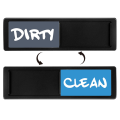 2 Piece Dishwasher Magnet Clean Dirty Sign Shutter As Shown ABS Only Changes When You Push It Non-Scratching Dishes Clean Dirty.