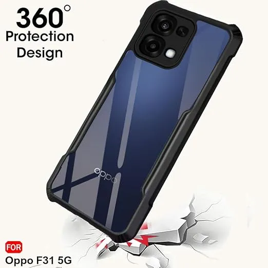 OPPO%20F31%205G%20Protective%20Black%20Border%20Crystal%20Clear%20Xundd%20Mobile%20Back%20Case%20Cover%20-%20Image%204