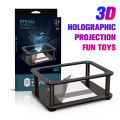 3D Holographic Display Hologram Pyramid Projector Student DIY Fun Toys Children's Educational Toy Science Experiment Technology Production. 