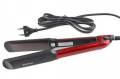 Kemei KM 531 Professional Hair Straightener Wet Dry Ceramic Coating Electric Hair Straightener Fast Heating Styling Tool Black Red.