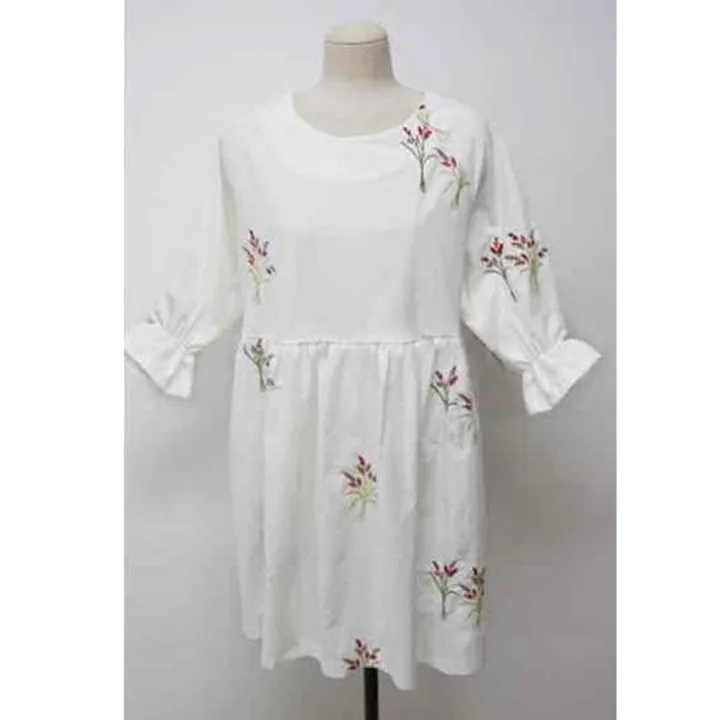 2023%20Loose%20Summer%20Maternity%20Dresses%20Cotton%20Blouses%20Shirts%20Pregnant%20Dress%20Pregnancy%20Dress%20Maternity%20Clothes%20for%20Pregnant%20Women%20-%20Image%202