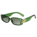 Cool B Logo Rectangle Sunglasses Women Fashion 2021 Brand Designer Color Gradient Lens Sun Glasses Party Beach Glasses UV400. 