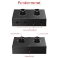4 Port Audio Switch, 3.5mm Audio Switcher, Stereo AUX Audio Selector, 4 Input 1Output/1Input 4 Output Audio Switcher Box. 