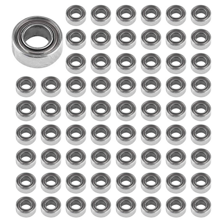 200Pcs MR63ZZ 3X6X2 mm Deep Groove Ball Bearing Miniature Bearing
