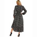 Women Maxi Dresses Sping Autumn Bohemian Casual Full Sleeve High Waist Beach Woman Chiffon Dresses Floral Vestidoes Long Dress.