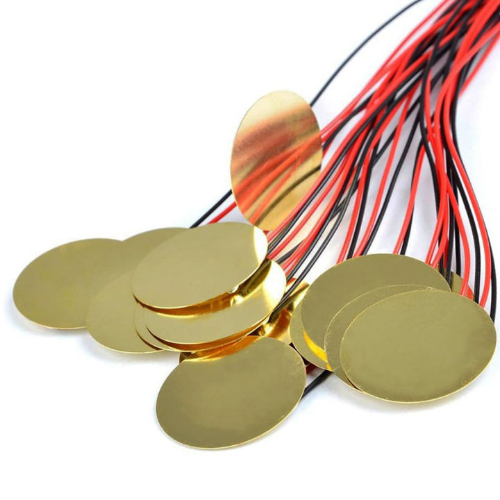 15PCS%2035mm%20Pre-wired%20Piezo%20Elements%20Buzzer%20Sounder%20Sensor%20Trigger%20Drum%20Disc%20With%2010"%20Leads%20For%20Acoustic%20Guitar%20Drum%20-%20Image%203