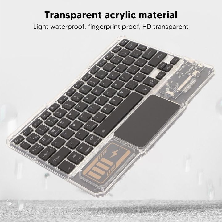 Bluetooth%20Keyboard%20Transparent,%20Multi%20Device%20Ultra%20Thin%20Portable%20Wireless%20Keyboard%20for%20Smartphone%20Tablet%20Laptop,%20Backlit%20Mini%20Rechargeable%20Keyboard%20for%20IOS%20Android%20Windows%20(Black)%20-%20Image%206
