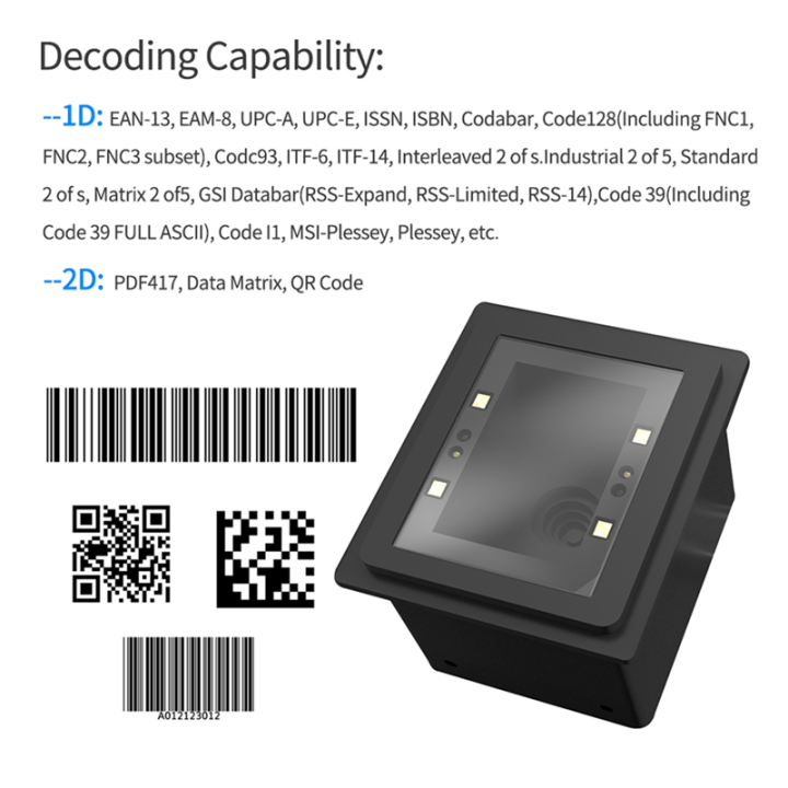 Embedded%20Barcode%20Scanner%20Self-Induction%201D/2D/QR%20Bar%20Code%20Reader%20Module%20USB%20Scanner%20for%20Gate%20Machine%20Tickets%20Checking%20-%20Image%208