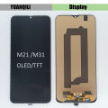 6.4" OLED/TFT Display For Samsung M21 M31 M215 M215F M315 M315F LCD Display Touch Screen Digitizer Assembly Replacement Parts.