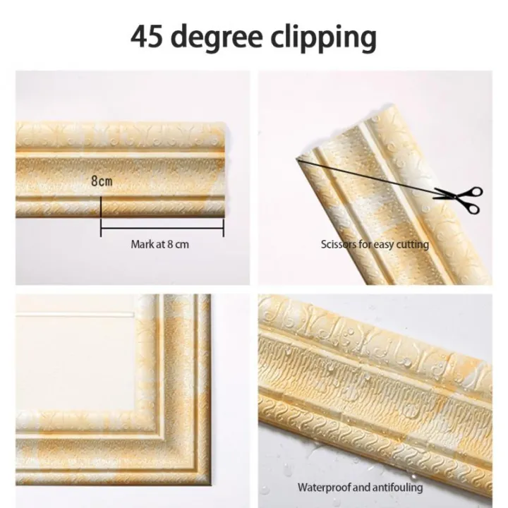 3D%20Foam%20Wall%20Edge%20Strip%20Stickers%20Self-Adhesive%20Wall%20Waist%20Line%20Waterproof%20Decor%20Wall%20Sticker%20Wall%20Trim%20Line%20Skirting%20Border%20-%20Image%207