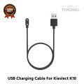 Kieslect K10 Magnetic Charging Cable 2 Pin High Quality USB Charger Cable USB Charging Cable Dock Bracelet Charger for Kieslect K10 Smart Watch. 