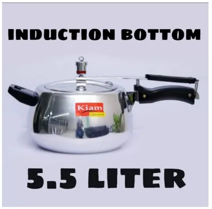 Induction%20Bottom%20Pressure%20cooker/Queen%20Pressure%20Cooker%205.5%20Liter-(Apple/Oval%20Shape)%20-%20Image%202
