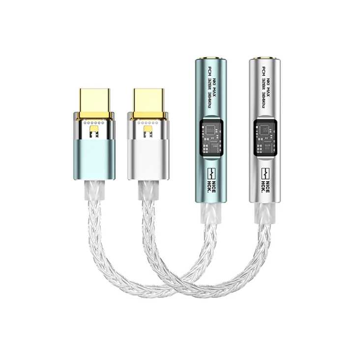 NICEHCK NK1 MAX Dongle CX31993 Adopter cable 3.5m to type c